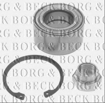 BORG & BECK bwk342 -  Комплект подшипника ступицы колеса